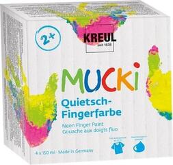Vingerverf Kreul 2317 Vingerverf setje Squeaky Colors 4 x 150 ml