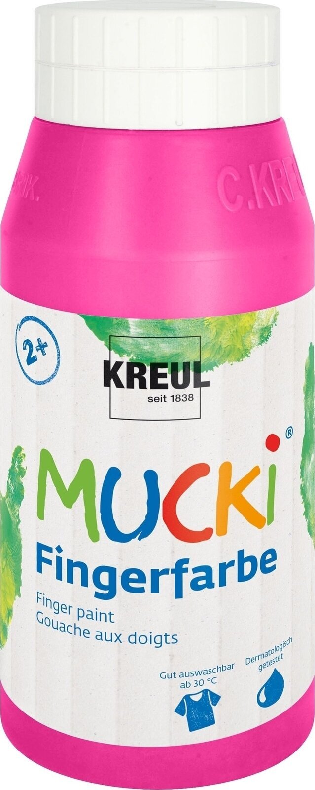 Цвят на пръстите Kreul 23206 Боя за пръсти Pink 750 ml 1 бр