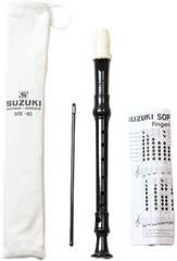 Soprano Recorder Suzuki Music SRE-80-BK Soprano Recorder