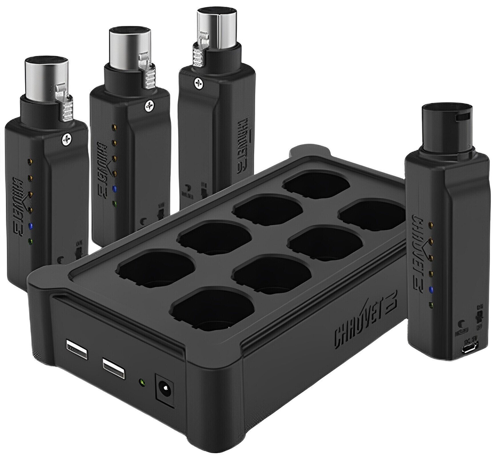 Controlador de Iluminación Inalámbrico Chauvet D-Fi XLR Pack Controlador de Iluminación Inalámbrico