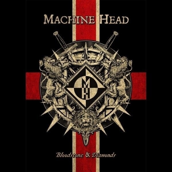 Vinyl Record Machine Head - Bloodstone & Diamonds (Clear Black Red Gold Splatter Coloured) (Anniversary Edition) (2LP)