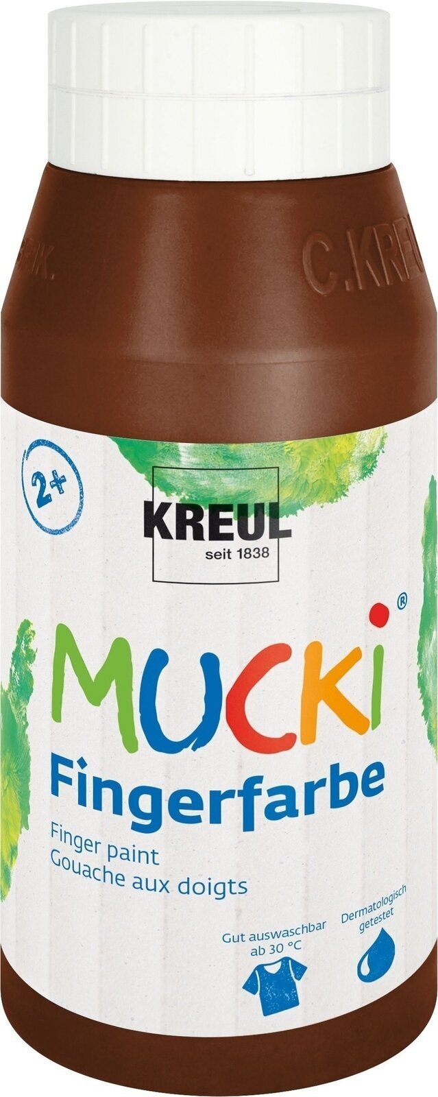 Couleur des doigts Kreul 23211 Peinture au doigt Brown 750 ml 1 pc