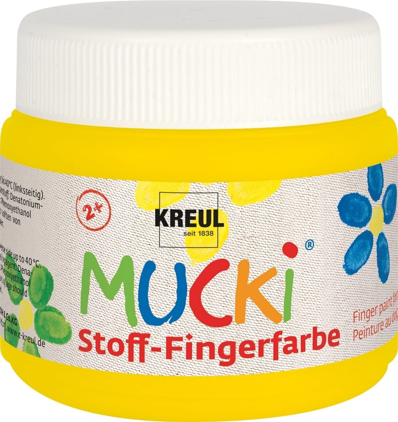 Vingerverf Kreul 28102 Vingerverf Yellow 150 ml 1 stuk