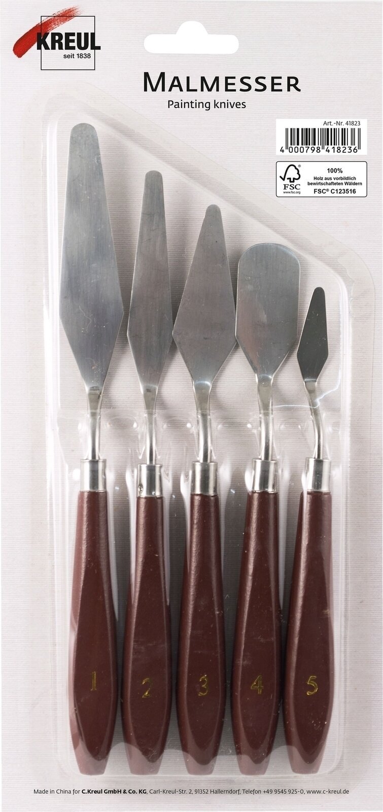 Palette Knife Kreul 41823 Palette Knife 5 pcs