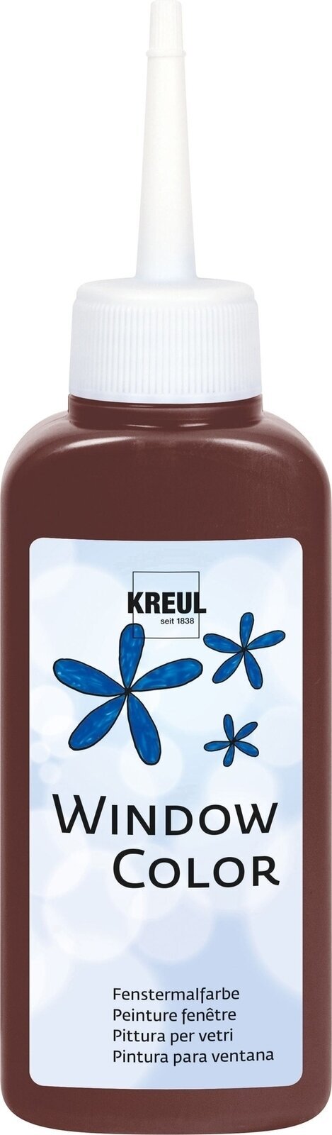 Barva za steklo Kreul 42722 Barva za steklo Dark Brown 80 ml 1 kos