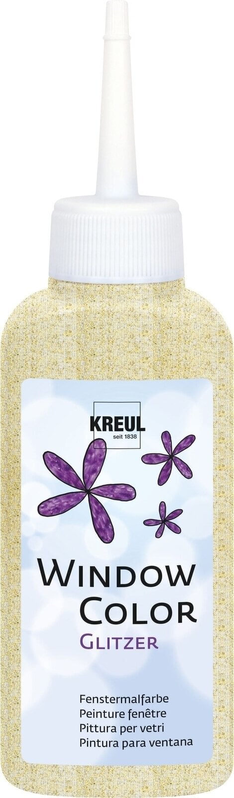 Üvegfestékek Kreul 42727 Üvegfesték Glitter-Gold 80 ml 1 db