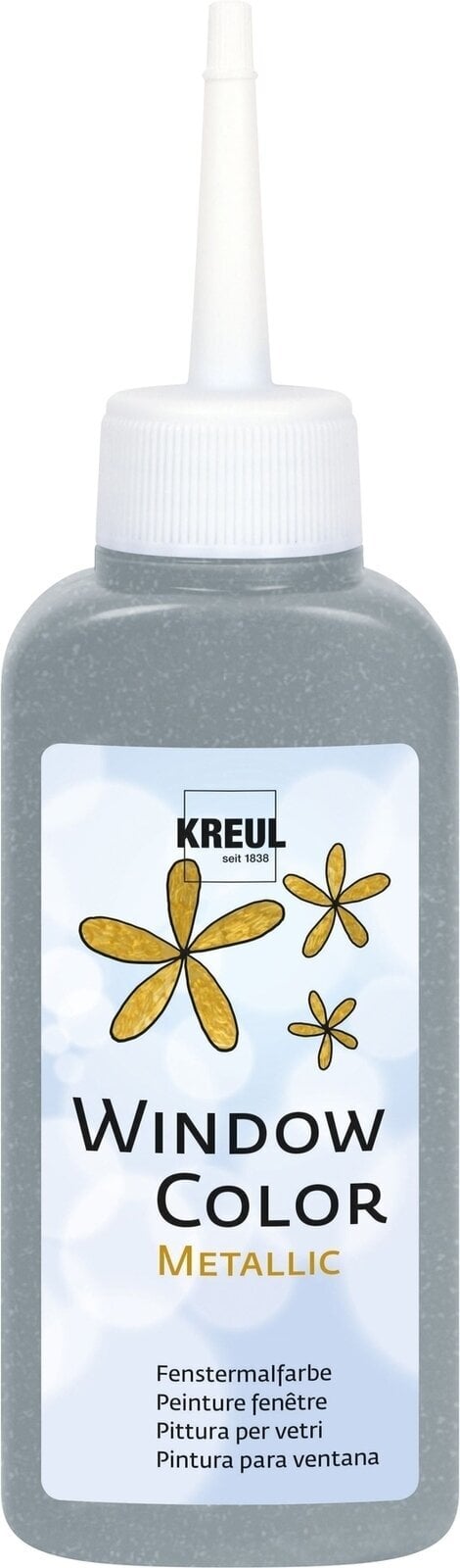 Colore per vetro Kreul 42753 Vernice per vetro Silver 80 ml 1 pz