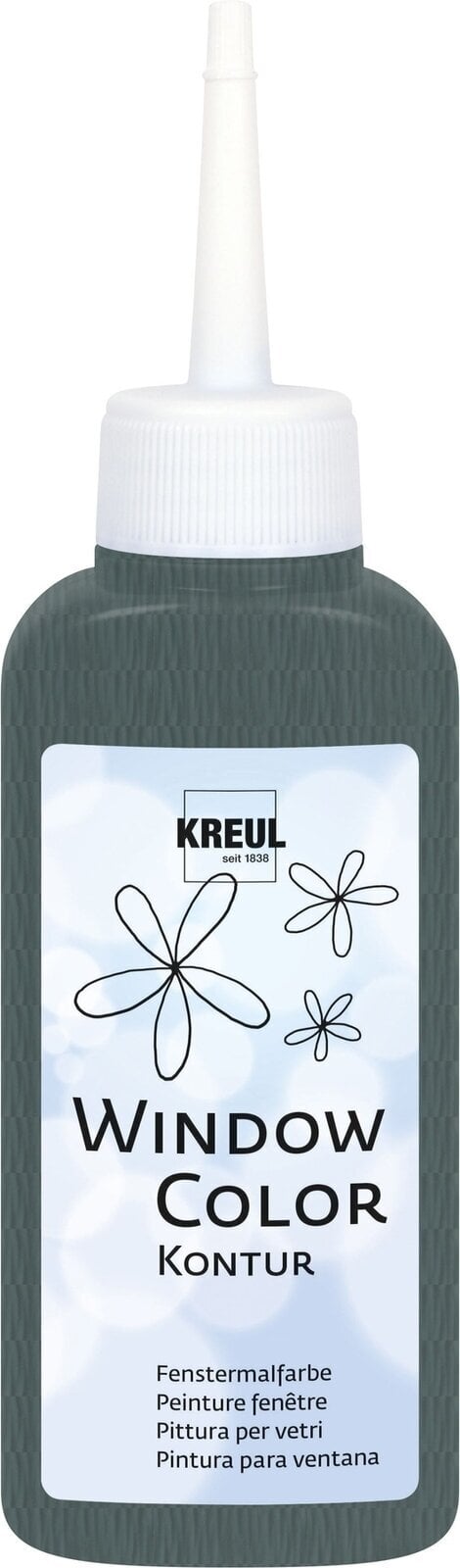 Glasfärg Kreul 42771 Glasfärg Grey 80 ml 1 st