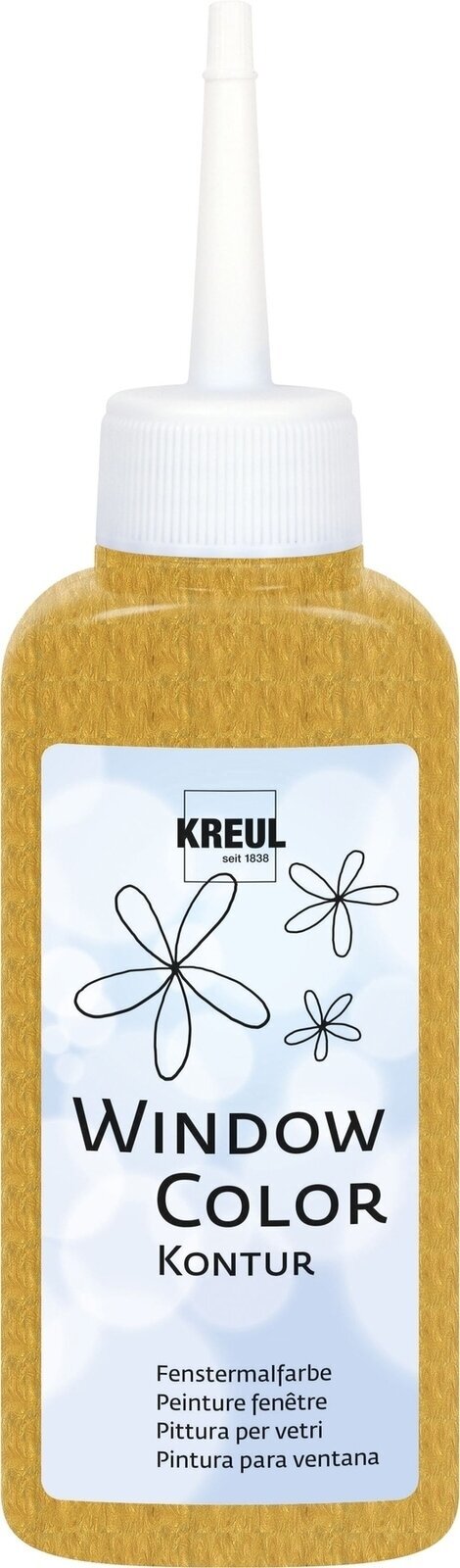 Peinture pour verre Kreul 42772 Peinture sur verre Gold 80 ml 1 pc