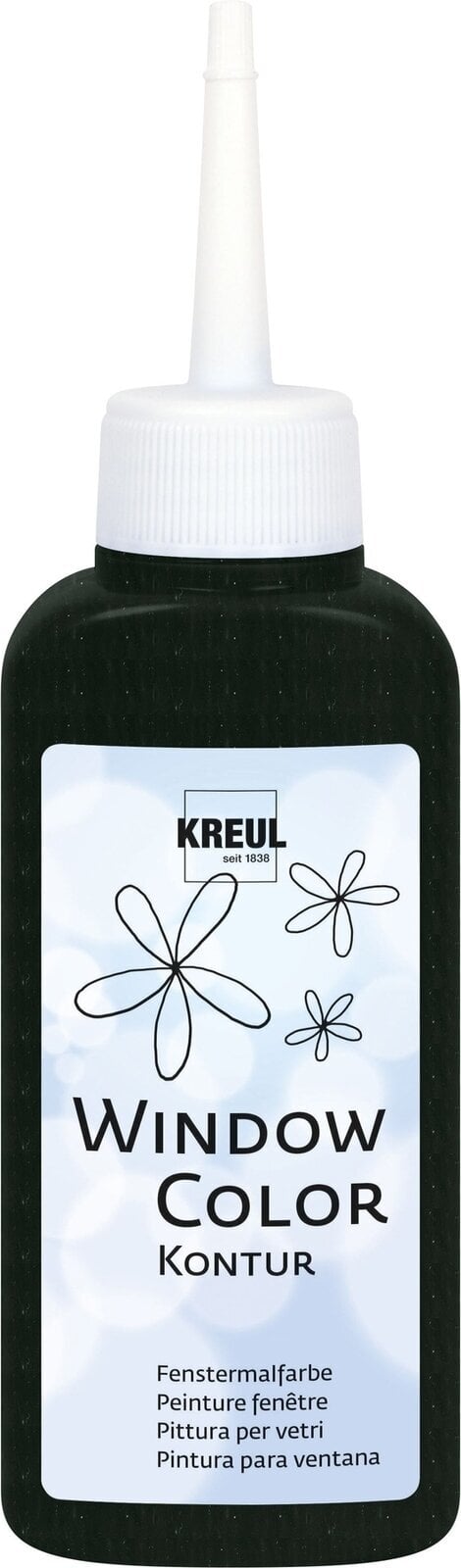 Glasfärg Kreul 42774 Glasfärg Black 80 ml 1 st