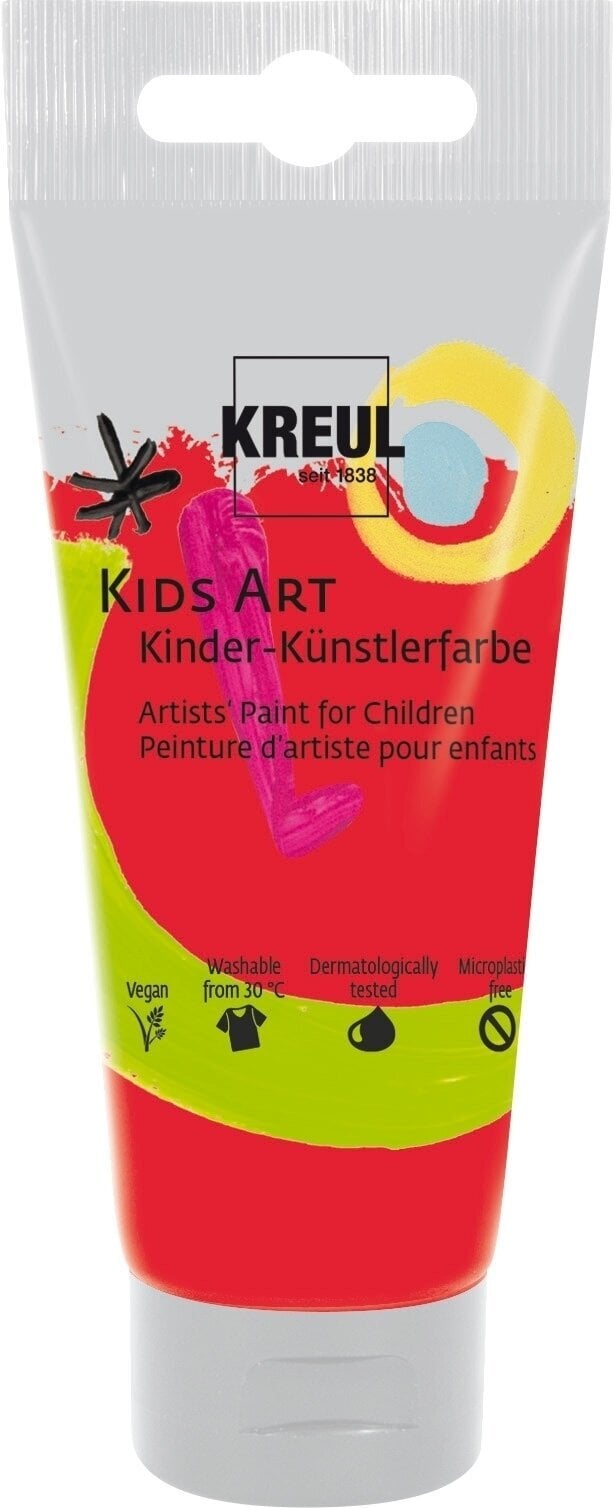 Gvaševa barva Kreul Kids Art Artists' Gvašová farba Vermilion Red 75 ml 1 kos