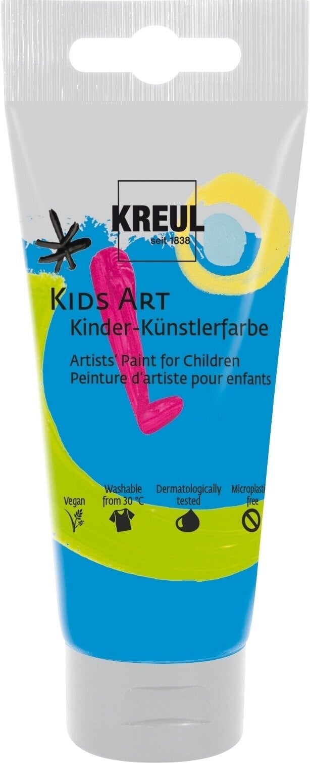 Gvaševa barva Kreul Kids Art Artists' Gvašová farba Pirmary Blue 75 ml 1 kos