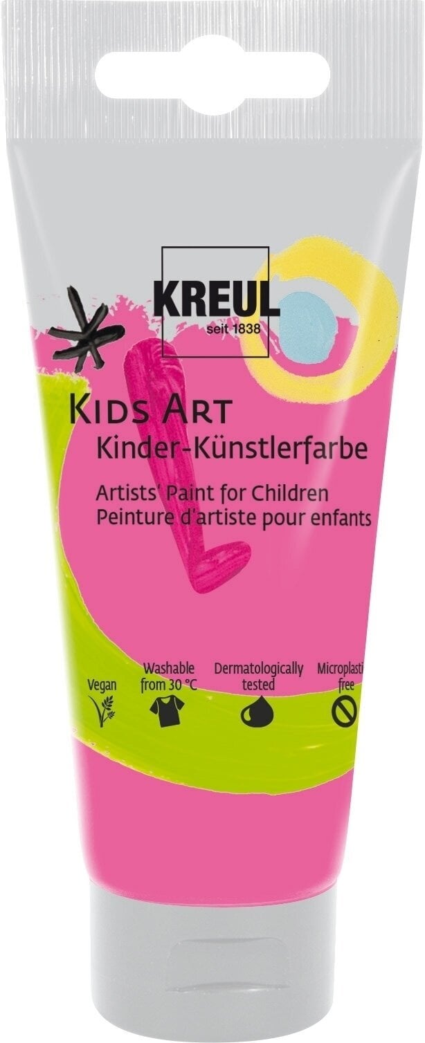 Farba gwaszowa Kreul Kids Art Artists' Farba gwaszowa Fluorescent Pink 75 ml 1 szt