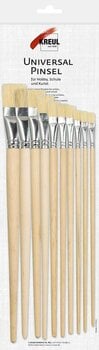 Paint Brush Kreul Universal Bristle Set of Flat Brushes 10 pcs - 1