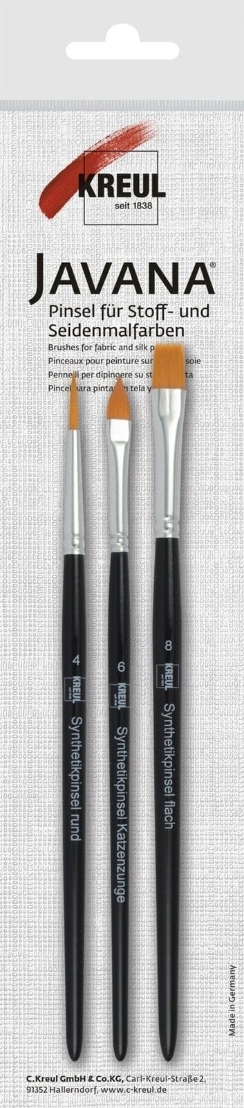 Paint Brush Kreul Javana Set of Brushes 3 pcs