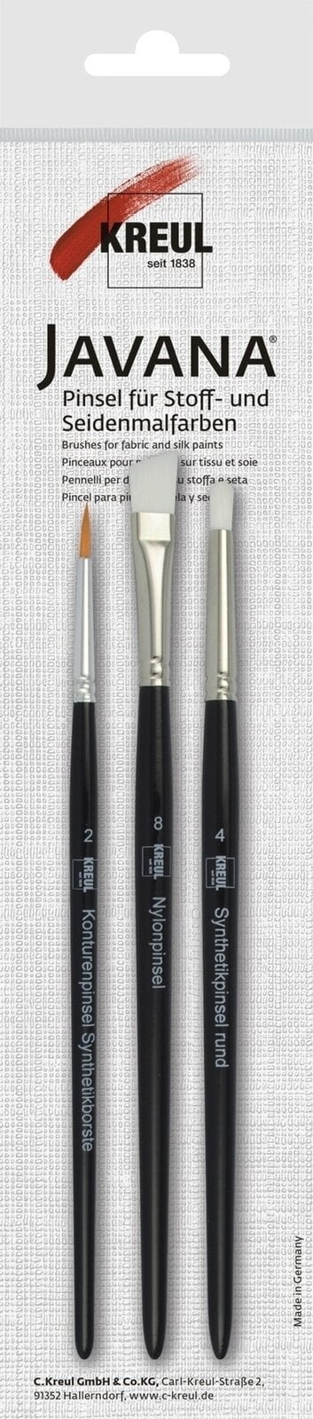 Paint Brush Kreul Javana Set of Brushes 3 pcs