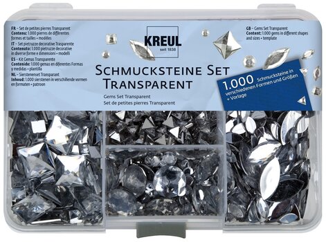 Material Kreul 49640 Ein Satz Kieselsteine Transparent - 1