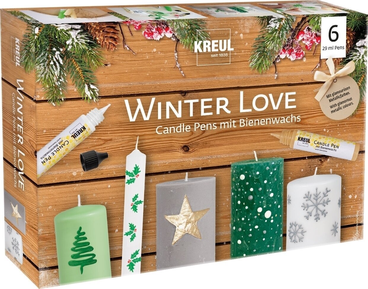 Candle Pen Kreul 49759 Candle Pen Winter Love 6 pcs