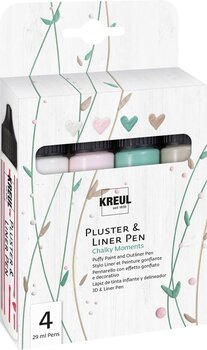 Pen lumanare Kreul Puffy Pen lumanare Chalky Moments 4 buc - 1