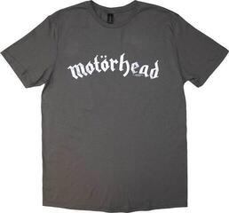 T-Shirt Motörhead T-Shirt Distressed Logo Unisex Charcoal Grey XL