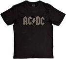 AC/DC Logo Hi-Build Black 2XL Tričko