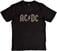 Tričko AC/DC Tričko Logo Hi-Build Unisex Black L