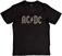 T-shirt AC/DC Logo Hi-Build Black S T-shirt