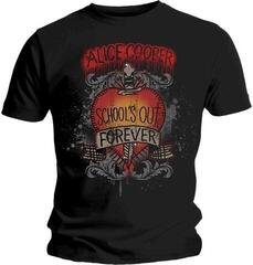 Риза Alice Cooper Schools Out Dagger Unisex Тениска с къс ръкав/Black/Къси