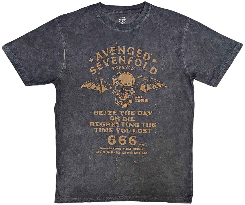 T-shirt Avenged Sevenfold T-shirt Seize the Day Unisex Black XL