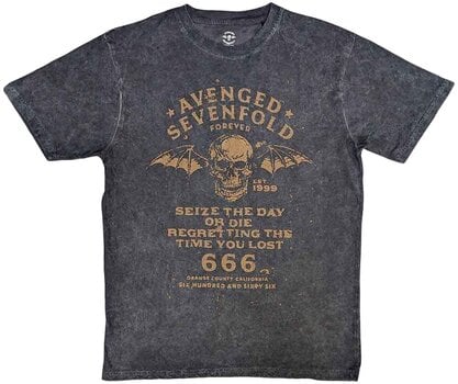 T-shirt Avenged Sevenfold T-shirt Seize the Day Unisex Black XL - 1