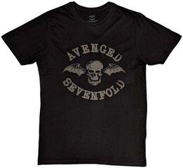 Риза Avenged Sevenfold Classic Deathbat Unisex Тениска с къс ръкав/Black/Къси