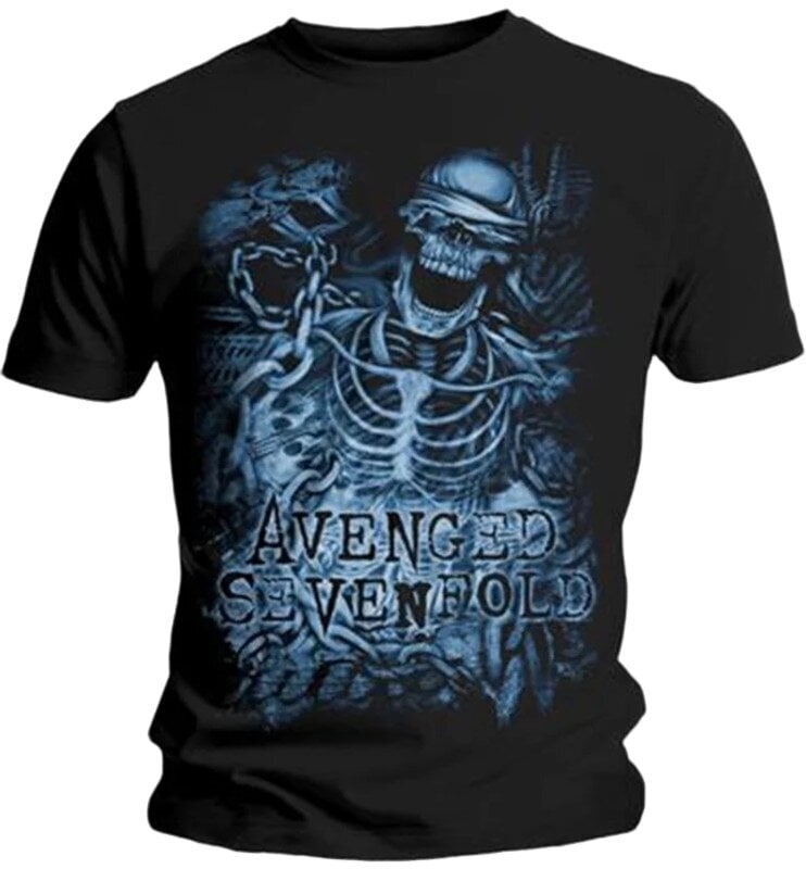 Koszulka Avenged Sevenfold Koszulka Chained Skeleton Unisex Black 2XL