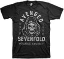 Avenged Sevenfold So Grim Orange County Black M Majica