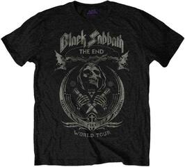 Риза Black Sabbath The End Mushroom Cloud Unisex Тениска с къс ръкав/Black/Къси
