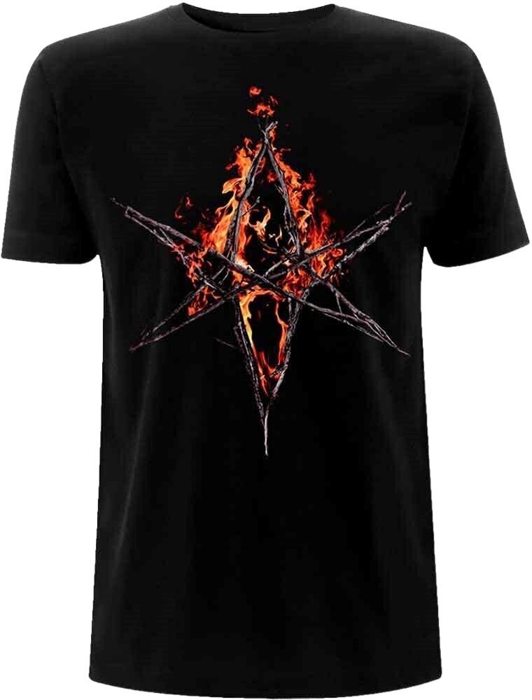 Bring Me The Horizon Flaming Hex Black L Tricou - Muziker