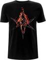 Bring Me The Horizon Flaming Hex Black M Camiseta de manga corta