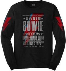 Риза David Bowie Hammersmith Odeon Unisex Тениска с дълъг ръкав/Black/Дълги