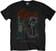 Tričko David Bowie Tričko 1972 World Tour Unisex Black L