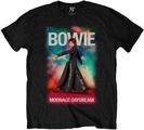 David Bowie Moonage 11 Fade Black 2XL Tricou