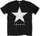 T-shirt David Bowie Blackstar (White Star on Black) Black M T-shirt