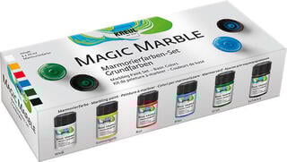 Boja Kreul Magic Marble Сет боја за мермер Basic Colours 6 x 20 ml