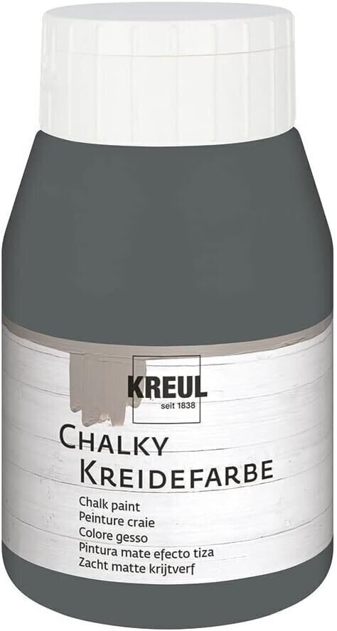 Couleur Kreul Chalky Peinture à la craie Volcanic Gray 500 ml 1 pc