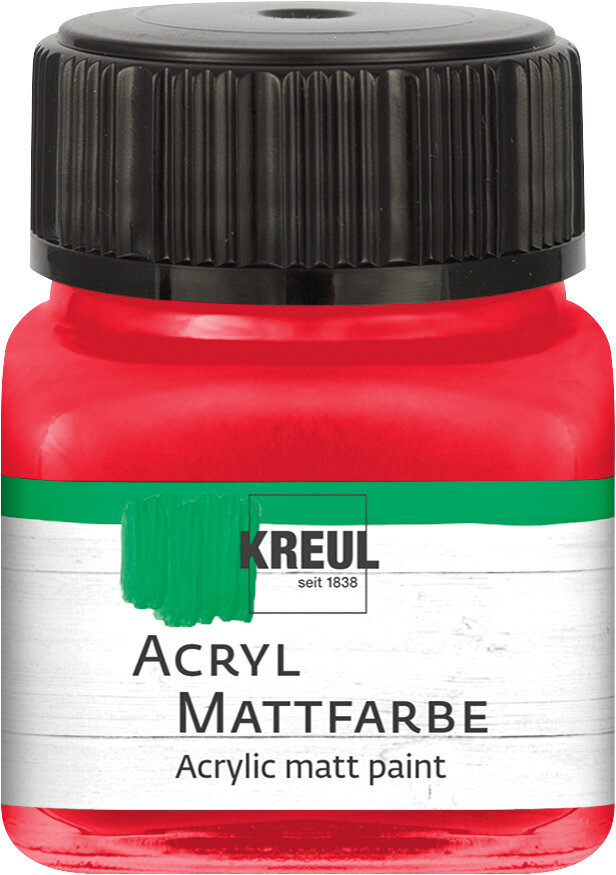 Peinture acrylique Kreul 75205 Peinture acrylique Red 20 ml 1 pc