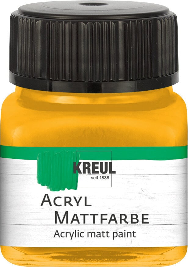 Peinture acrylique Kreul 75221 Peinture acrylique Golden Yellow 20 ml 1 pc