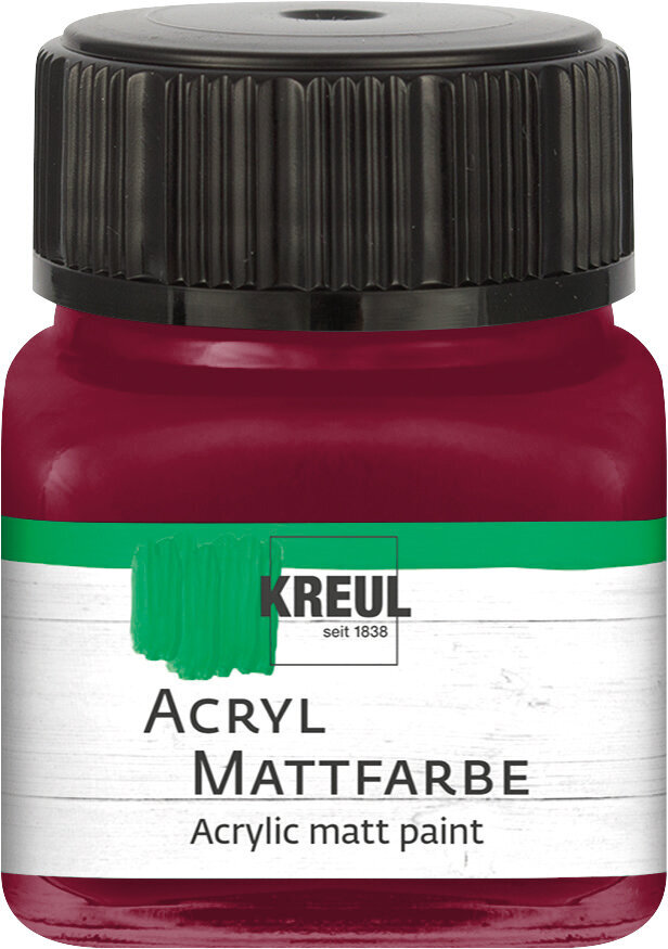 Peinture acrylique Kreul 75269 Peinture acrylique Wine Red 20 ml 1 pc