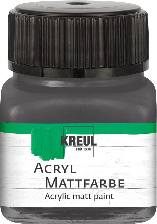 Pintura acrílica Kreul 75276 Acrylic Paint Graphite Gray 20 ml 1 pieza