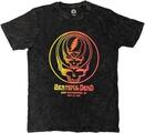 The Grateful Dead Concentric Skulls Black S Camiseta de manga corta
