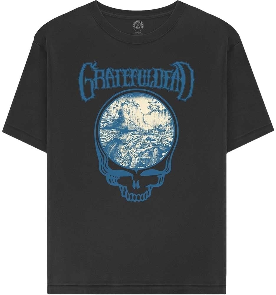 Shirt Grateful Dead Shirt Mushrooms Unisex Black 2XL