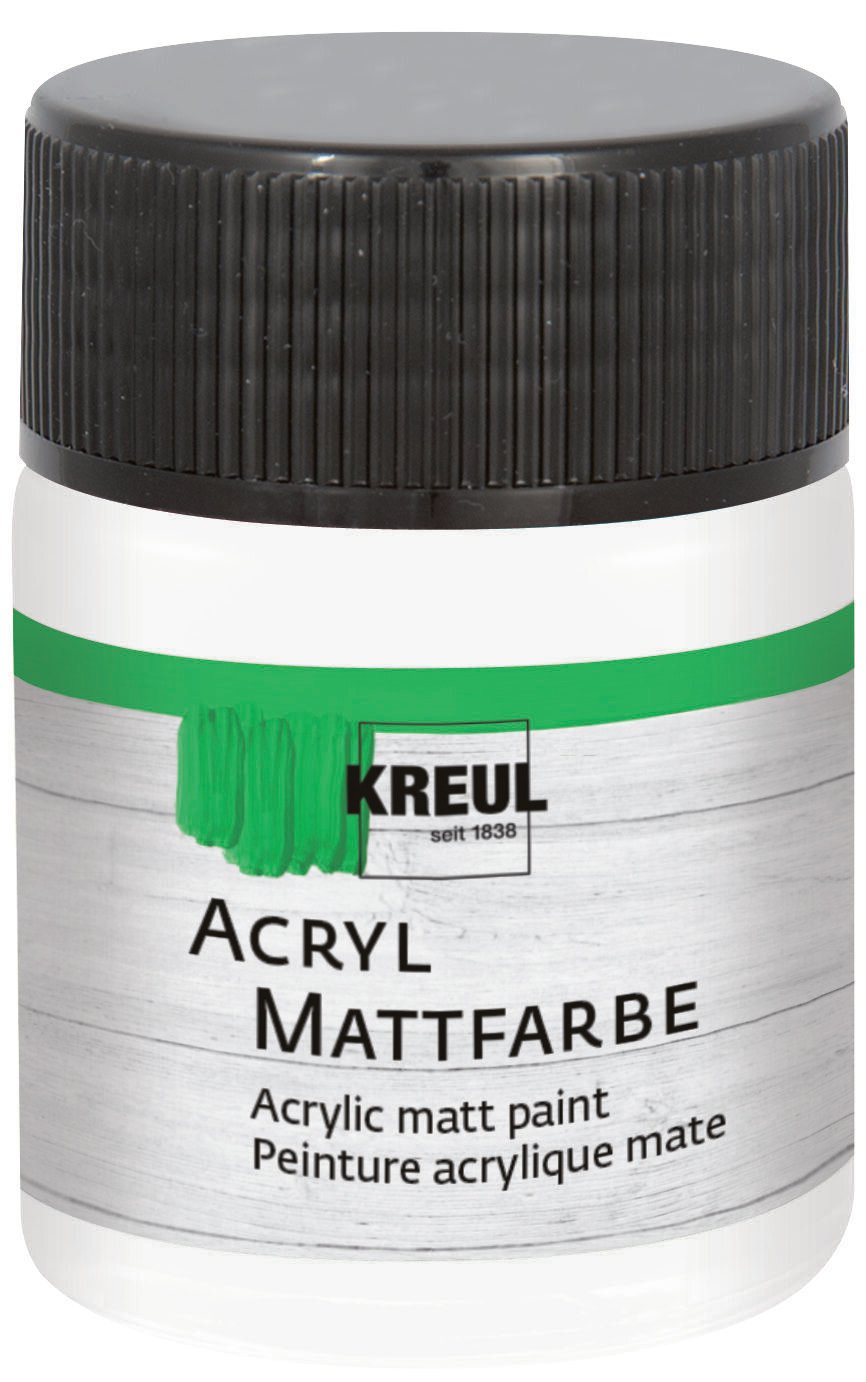 Peinture acrylique Kreul 75501 Peinture acrylique White 50 ml 1 pc