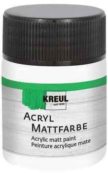 Culoare acrilică Kreul 75501 Vopsea acrilică White 50 ml 1 buc - 1